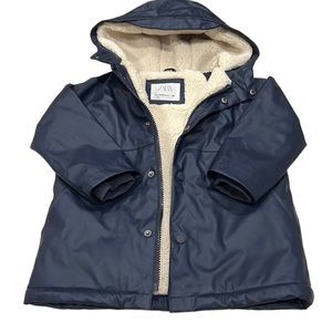 Zara Toddler Navy Blue Raincoat 18-24M